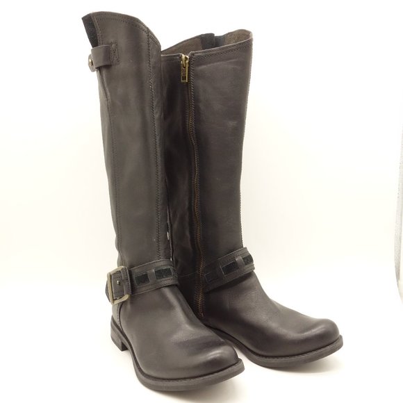timberland knee high boots with zip